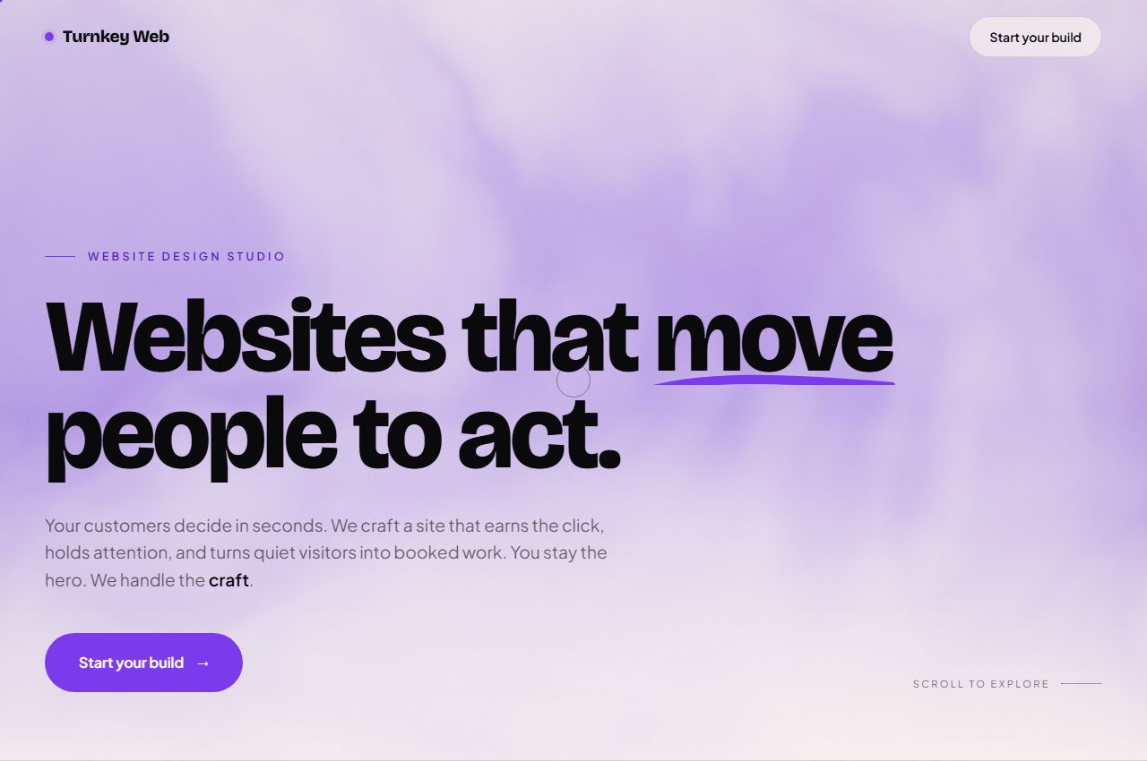 Aurora Studio website